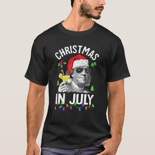 Weihnachten im Juli Weihnachten im Juli Santa Ben T-Shirt (Vorderseite)