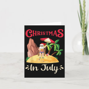 Weihnachten im Juli Weihnachten Karte