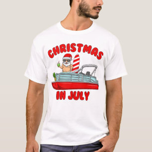 Weihnachten im Juli Weihnachten-Pontoon Weihnachte T-Shirt
