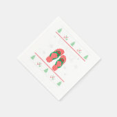 Weihnachten im Juli Weihnachten Serviette (Ecke)
