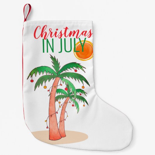 Weihnachten im Juli Weihnachten Strumpf Kleiner Weihnachtsstrumpf (Vorderseite)