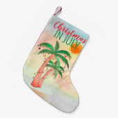 Weihnachten im Juli Weihnachten Strumpf Kleiner Weihnachtsstrumpf (Vorderansicht (hängend))