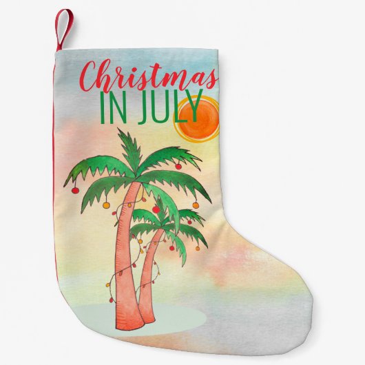 Weihnachten im Juli Weihnachten Strumpf Kleiner Weihnachtsstrumpf (Vorderseite)