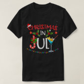 Weihnachten im Juli Weihnachten Urlaub am Strand T-Shirt (Design vorne)