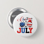 Weihnachten im Juli Weihnachten Weihnachten 4h Jul Button (Vorne & Hinten)