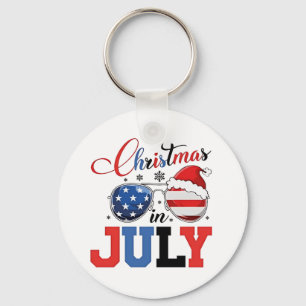 Weihnachten im Juli Weihnachten Weihnachten 4h Jul Schlüsselanhänger
