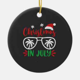 Weihnachten im Juli Weihnachten Weihnachtsfeiertag Keramik Ornament