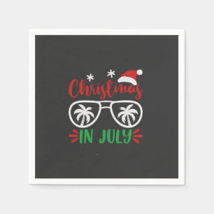 Weihnachten im Juli Weihnachten Weihnachtsfeiertag Serviette