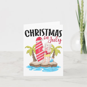 Weihnachten im Juli Weihnachtsfeiertag Grap Karte