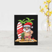 Weihnachten im Juli Weihnachtslieder Karte (Gelbe Blume)