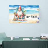 Weihnachten im Juli Weihnachtsmann am Strand Banner (Messeveranstaltung)