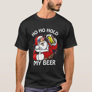 Weihnachten im Juli Weihnachtsmann ho ho ho kleben T-Shirt