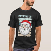 Weihnachten im Juli Weihnachtsmann Sonnenbrille Pa T-Shirt (Vorderseite)