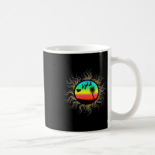 Weihnachten im Juli Weihnachtsmann Tropische Sonne Kaffeetasse