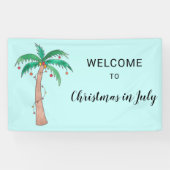 Weihnachten im Juli Willkommen Banner (Horizontal)