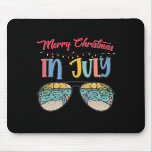 Weihnachten im Juli Xmas Sommer Männer Frauen Kind Mousepad