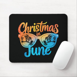 Weihnachten im Juni Sonnenbrille Funny Summer Vaca Mousepad