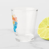 Weihnachten im Juni Sonnenbrille Funny Summer Vaca Schnapsglas (Rechts)