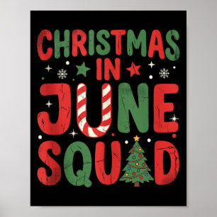 Weihnachten im Juni-Trupp Sommer Männer Frauen Jun Poster