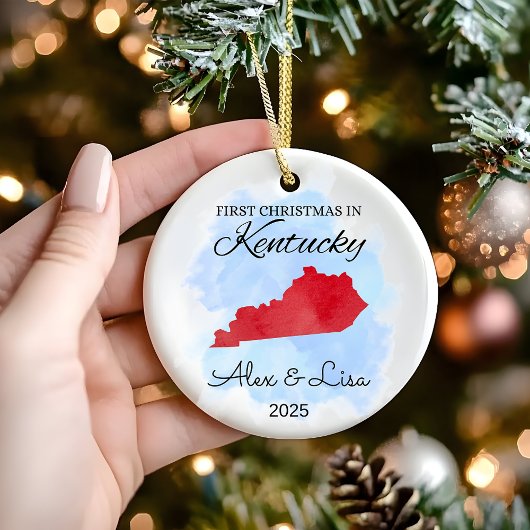 Weihnachten im Kentucky Staat Ornament