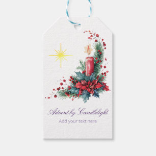 Weihnachten im Kerzenlicht Frauenministerium P Adv Geschenkanhänger