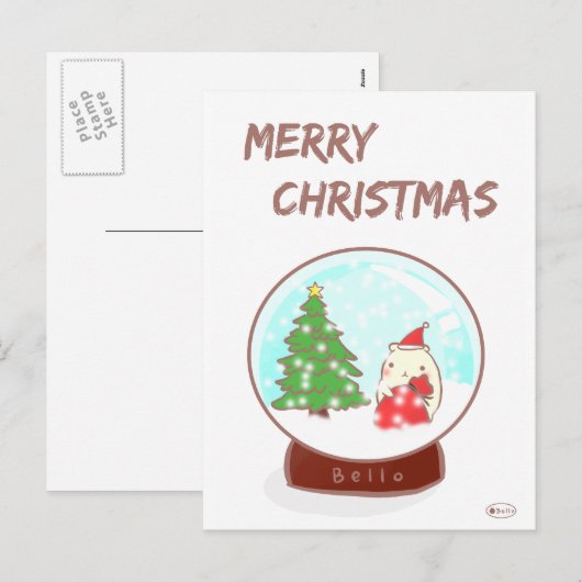 Weihnachten im Kristallball (Vorne/Hinten)