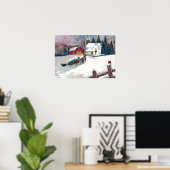 Weihnachten im Land Poster (Heimbüro)