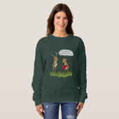 Weihnachten im lustigen Safari-Pullover Bushs | Sweatshirt (Vorne ganz)