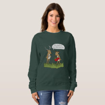 Weihnachten im lustigen Safari-Pullover Bushs |