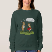 Weihnachten im lustigen Safari-Pullover Bushs | Sweatshirt (Vorderseite)