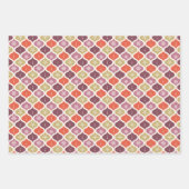 Weihnachten im Mittelalter Schneeflocken Geschenkpapier Set (Vorderseite)