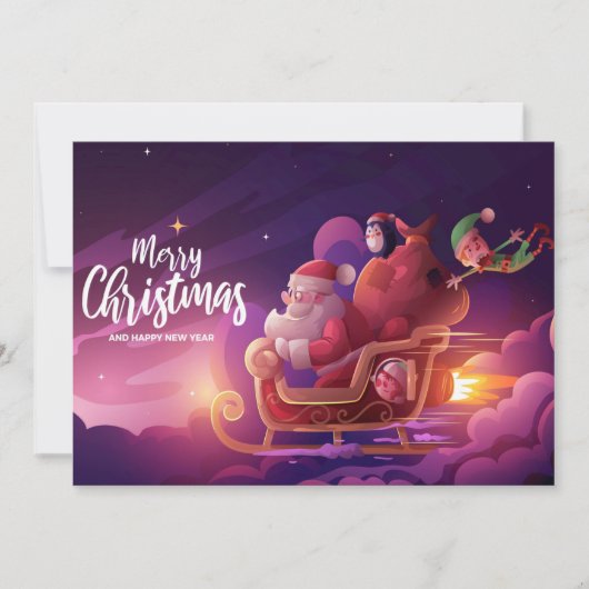 Weihnachten im modernen Weihnachtsmann (Vorderseite)