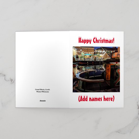 Weihnachten im Narrowboat (Äußere Ablage)