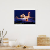 Weihnachten im Nubble Light Poster (Küche)