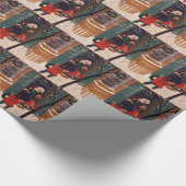 Weihnachten im Oma-Haus Geschenkpapier (Ecke)