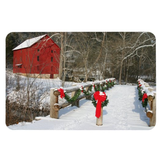 Weihnachten im Ozarks Magnet (Horizontal)