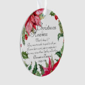 Weihnachten im Paradies-Foto Ornament (Vorderseite)