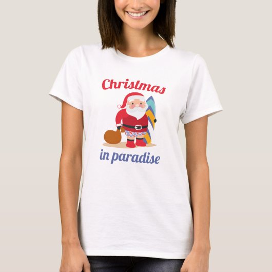 Weihnachten im Paradies T-Shirt (Vorderseite)