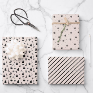Weihnachten im Pariser Koordinierungsverfahren Geschenkpapier Set
