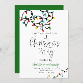 Weihnachten im Party laden zu Weihnachten ein Einladung