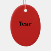 Weihnachten im phonetischen Alphabet Ornament (Hinten)