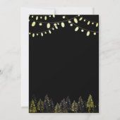 Weihnachten im Pinienwald Einladung (Rückseite)