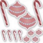 Weihnachten im Prepper-Stil Aufkleber (Vorderseite)