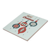 Weihnachten im Retro-Atomstil Fliese (Seite)