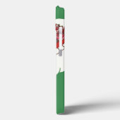 Weihnachten im Retro Santa Claus Sleigh Case-Mate iPhone Hülle (Rückseite / Links)