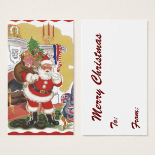 Weihnachten im Retro-Stil, fröhlicher Weihnachtsma