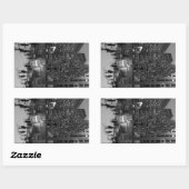 Weihnachten im Rockefeller Center - NYC Rechteckiger Aufkleber (Blatt)