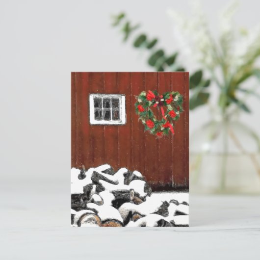 Weihnachten im Rotbarn (Stehend Vorderseite)