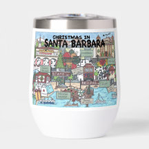 Weihnachten im Santa Barbara Wine Tumbler