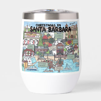 Weihnachten im Santa Barbara Wine Tumbler